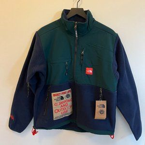 Online Ceramics x The North Face Fleece Denali Jacket Blue Green NWT Size S